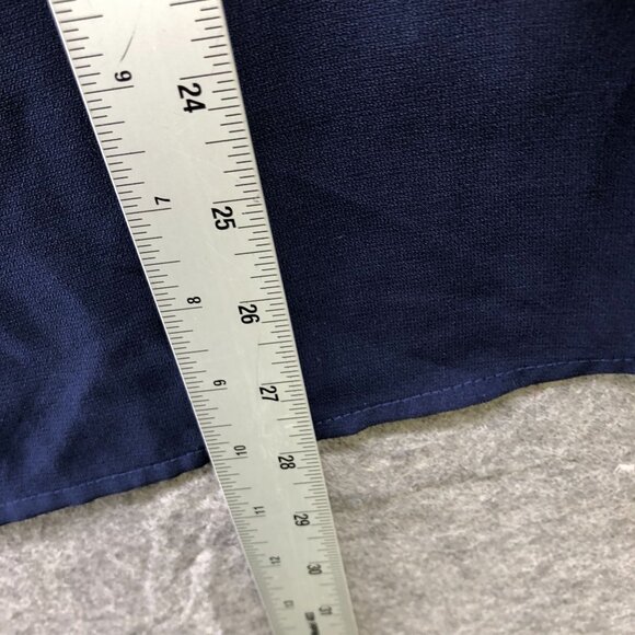 Eloquii Cami Top Womens 16 Navy Blue V-Neck Flowy Chiffon - Picture 10 of 10